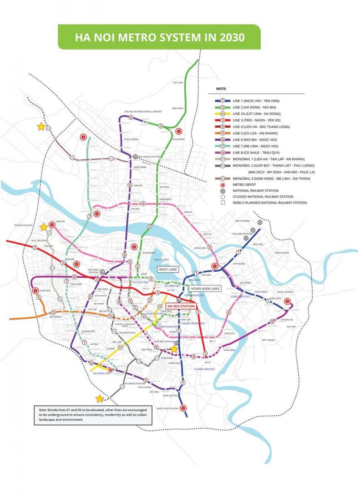 Карте ханоя метро