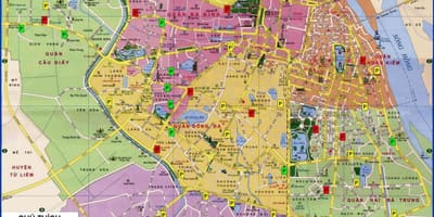 Ханой на карте