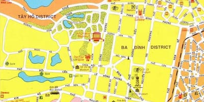 Карта центра ханоя 